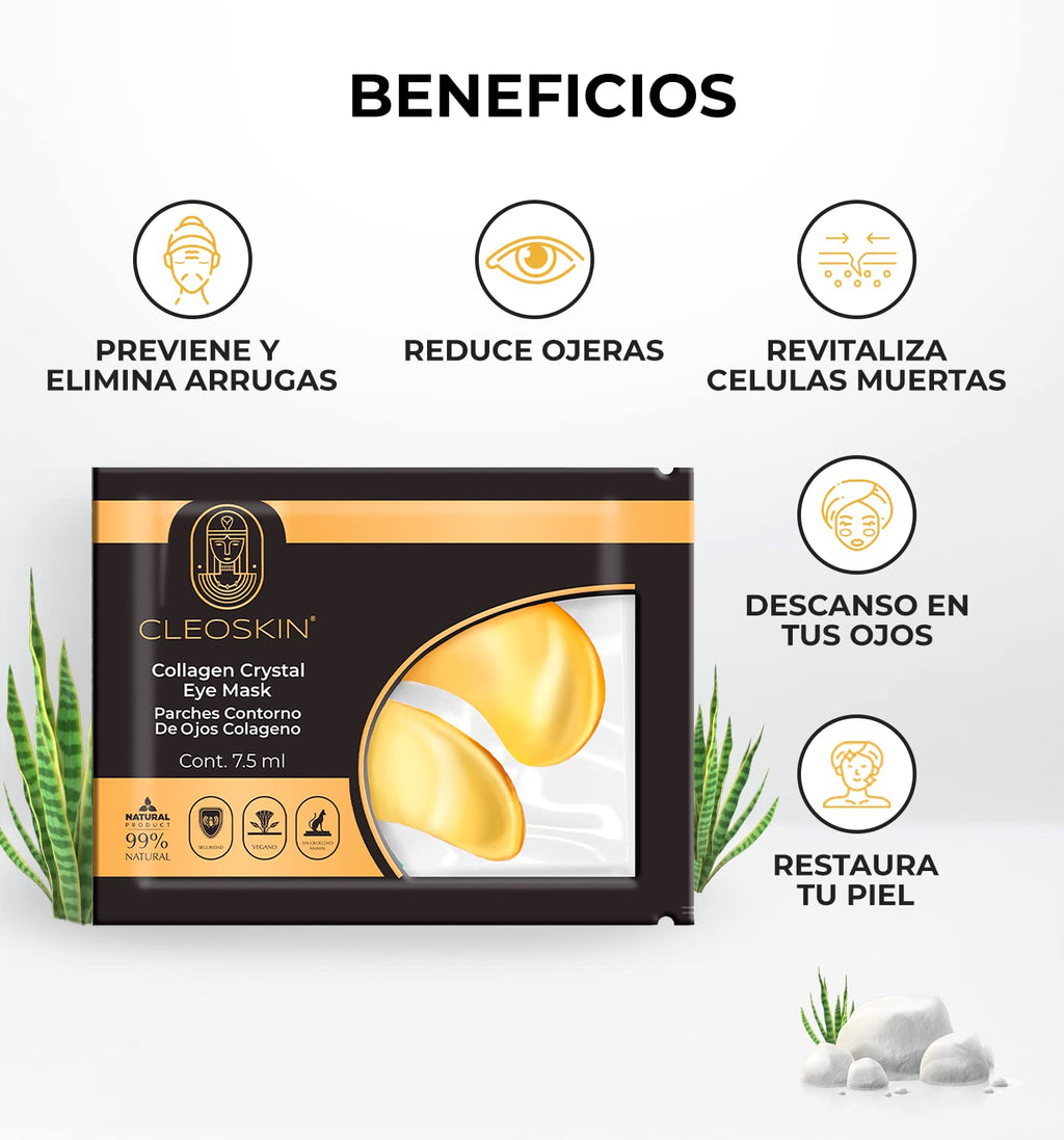 Kit Mirada Perfecta CLEOSKIN, cuidado de ojos y perfilado de cejas