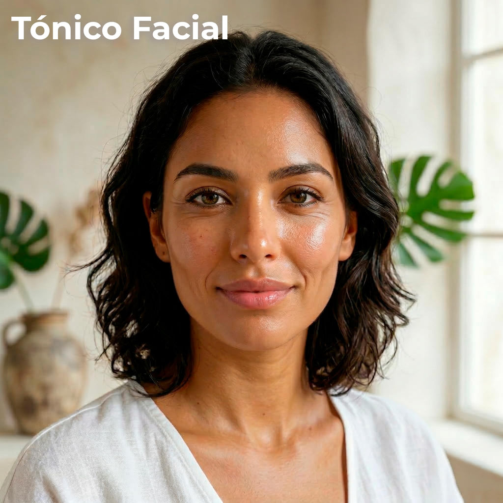 CLEOSKIN Tónico Facial de Agua de Rosas con Hamamelis | Toner Facial Equilibrante y Calmante | Refresca, Hidrata y Balancea la Piel | Sin Parabenos ni Sulfatos | 250 ml