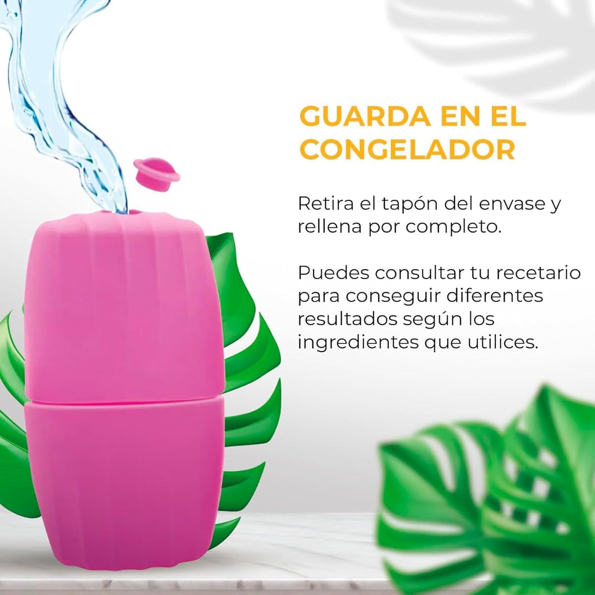 CLEOSKIN Kit Skin Care Hieloterapia: Crema Contorno de Ojos Eye Booster (Retinol + Cafeína) y Molde Ice Roller de Silicona para Rostro – Reduce Bolsas, Ojeras e Inflamación, Efecto Lifting Facial.