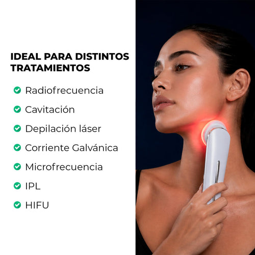 CLEOSKIN Gel Conductor para Aparatología 250ml | Hidratante Facial y Corporal | Compatible con Dispositivos de Microcorriente, Radiofrecuencia, EMS y Ultrasonido | Textura Neutra y no Pegajosa