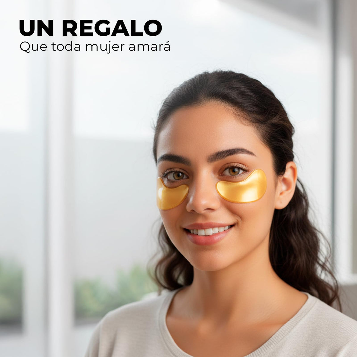 CLEOSKIN Parches de Ojos 24K Colágeno | Reduce Ojeras, Bolsas e Hinchazón | Hidratantes para Contorno de Ojos