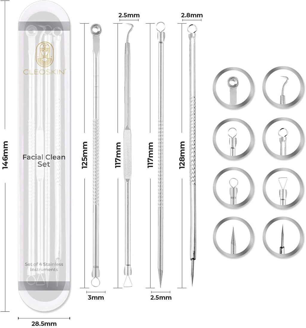 CLEOSKIN Espátula Peeling ultrasónica y turbo removedor de espinillas y puntos negros, exfolia la piel. elimina el sebo facial, máquina de limpieza profunda para acné, comedones, granos. Cuidado de la piel, skincare.