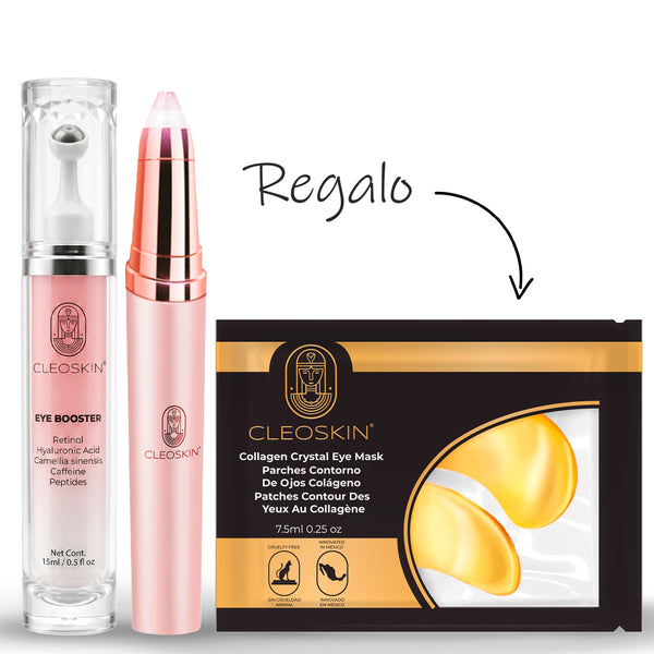 Kit Mirada Perfecta CLEOSKIN, cuidado de ojos y perfilado de cejas