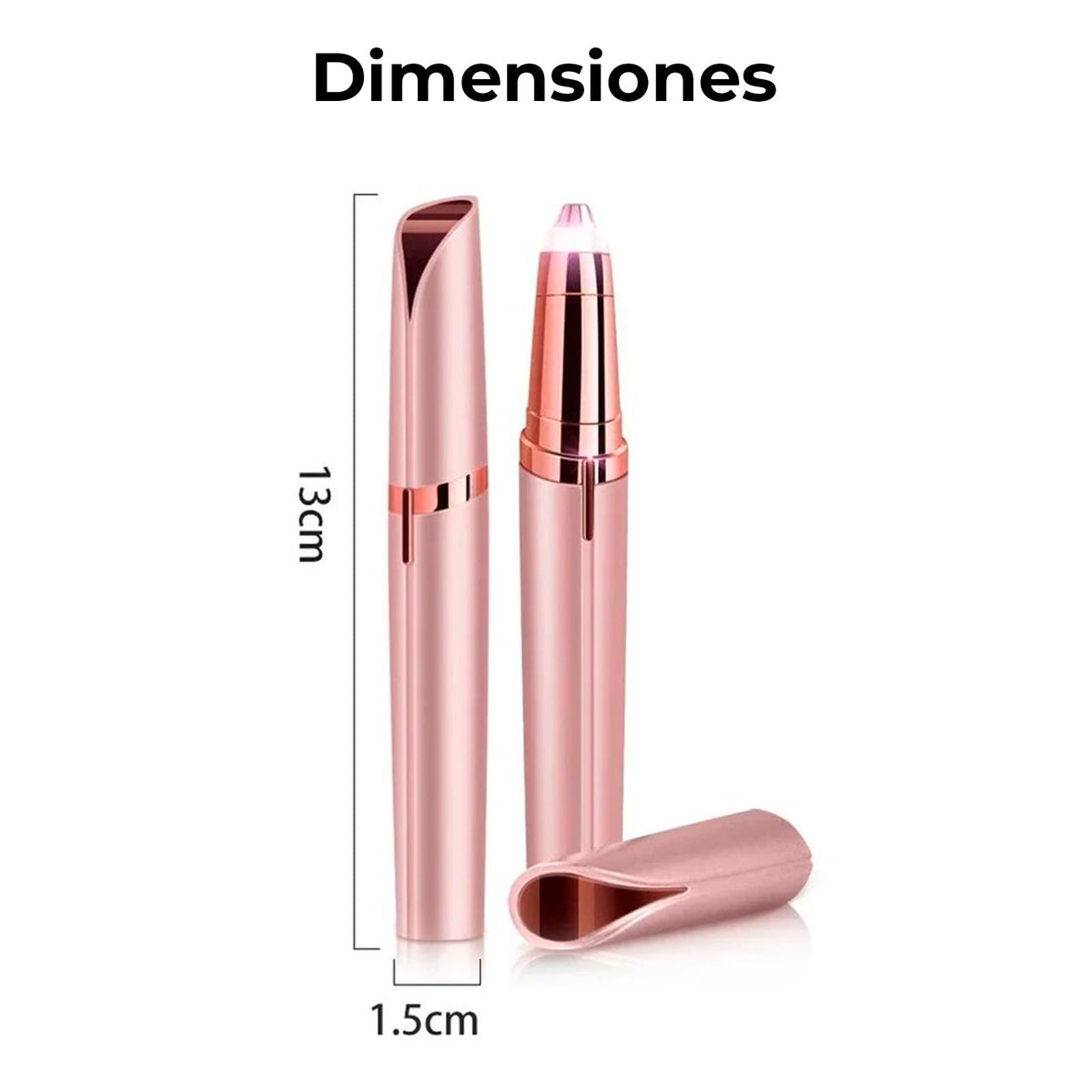 CLEOSKIN® Perfilador de Cejas Eléctrico Recargable – Depiladora Facial de Alta Precisión para Mujer y Hombre – Sin Dolor, Sin Tirones y Sin Irritación – Kit de Depilación Portátil para Cejas, Nariz y Bigote