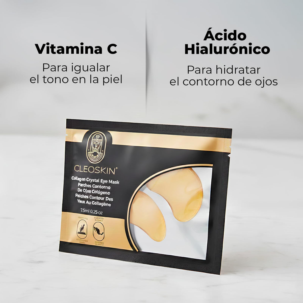 Kit Mirada Perfecta CLEOSKIN, cuidado de ojos y perfilado de cejas
